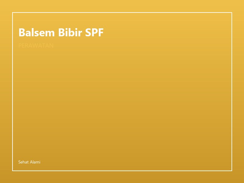 Balsem Bibir SPF