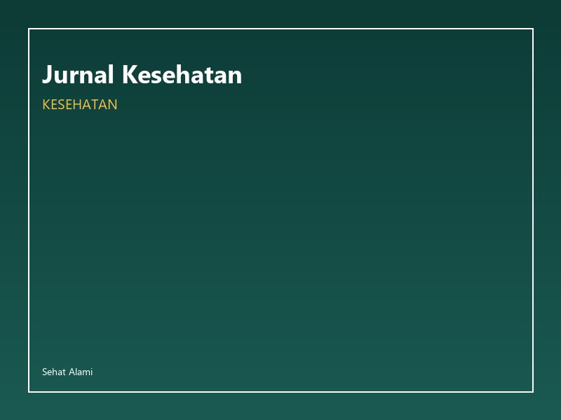 Jurnal Kesehatan