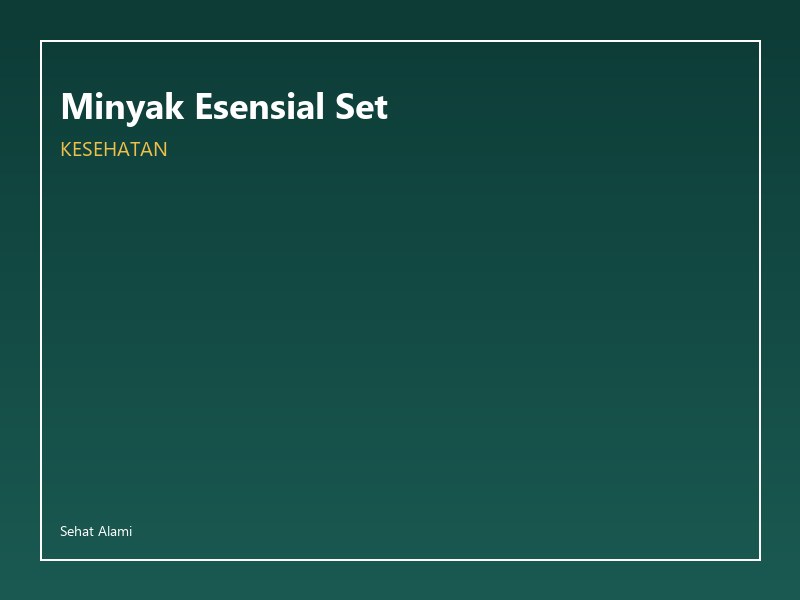 Minyak Esensial Set
